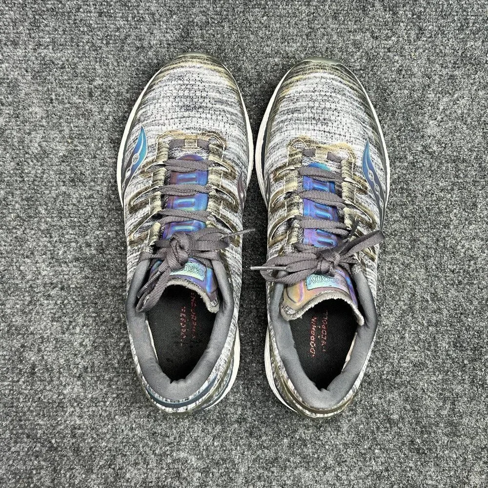 Saucony Freedom ISO Running Shoes Men's Size 9.5 Grey Athletic Training Sneakers